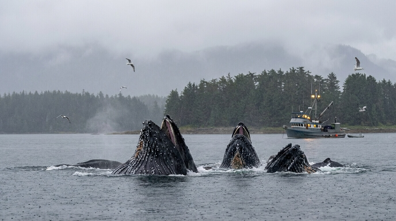 juneau hvalsafari bådtur